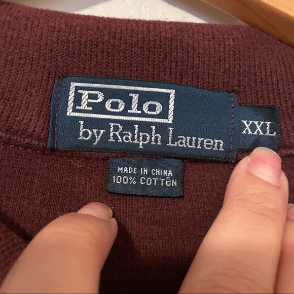 Polo Ralph Lauren 1/4 Zip Knit‎ Pullover Sweater Mens XXL - Picture 6 of 6